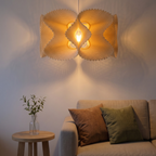 Candeeiro COROA em impressão 3D, cor marfim – Luminae Studio